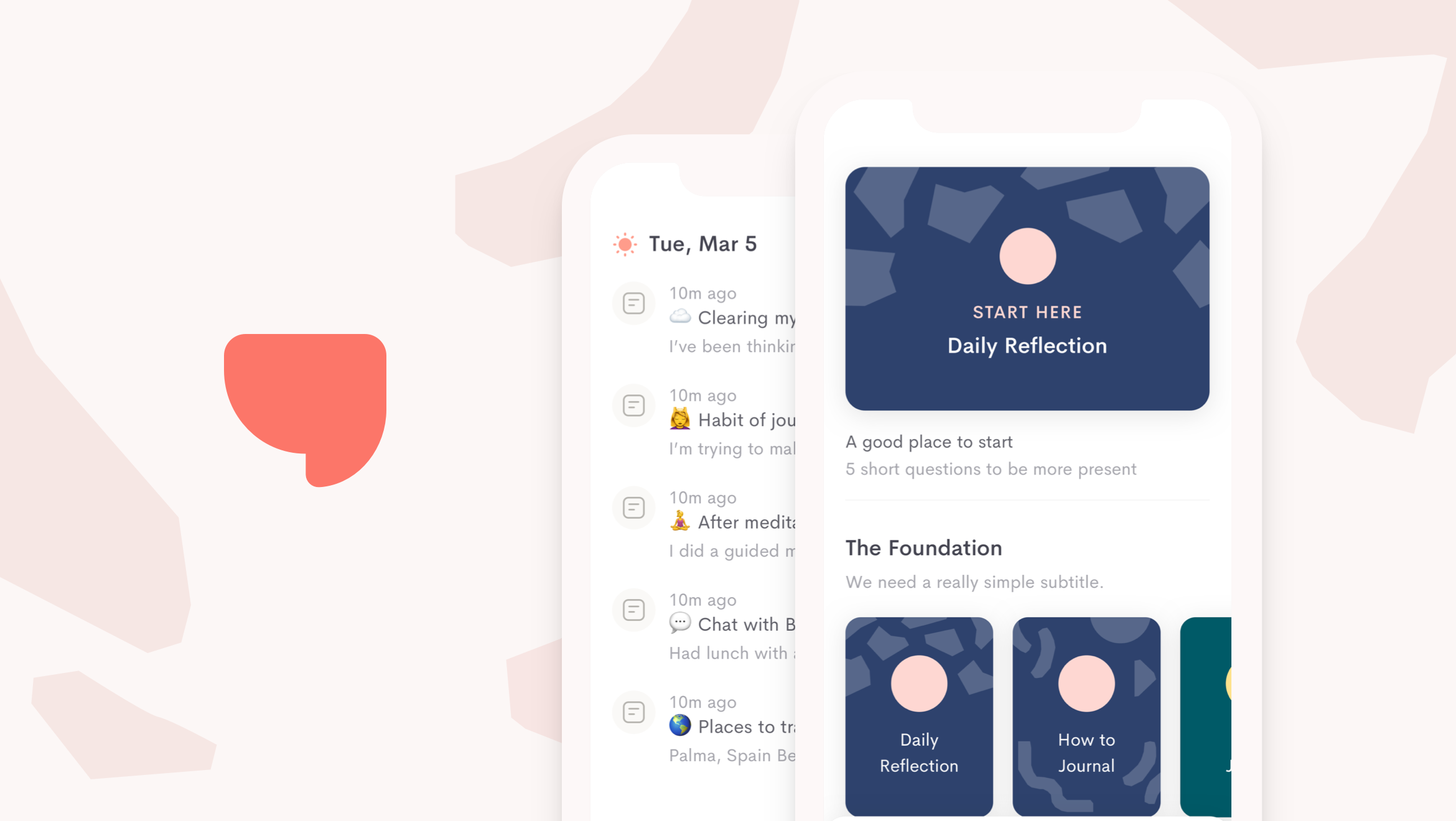 Jour is a Journaling App That Features Interactive Prompts to Help Record Thoughts