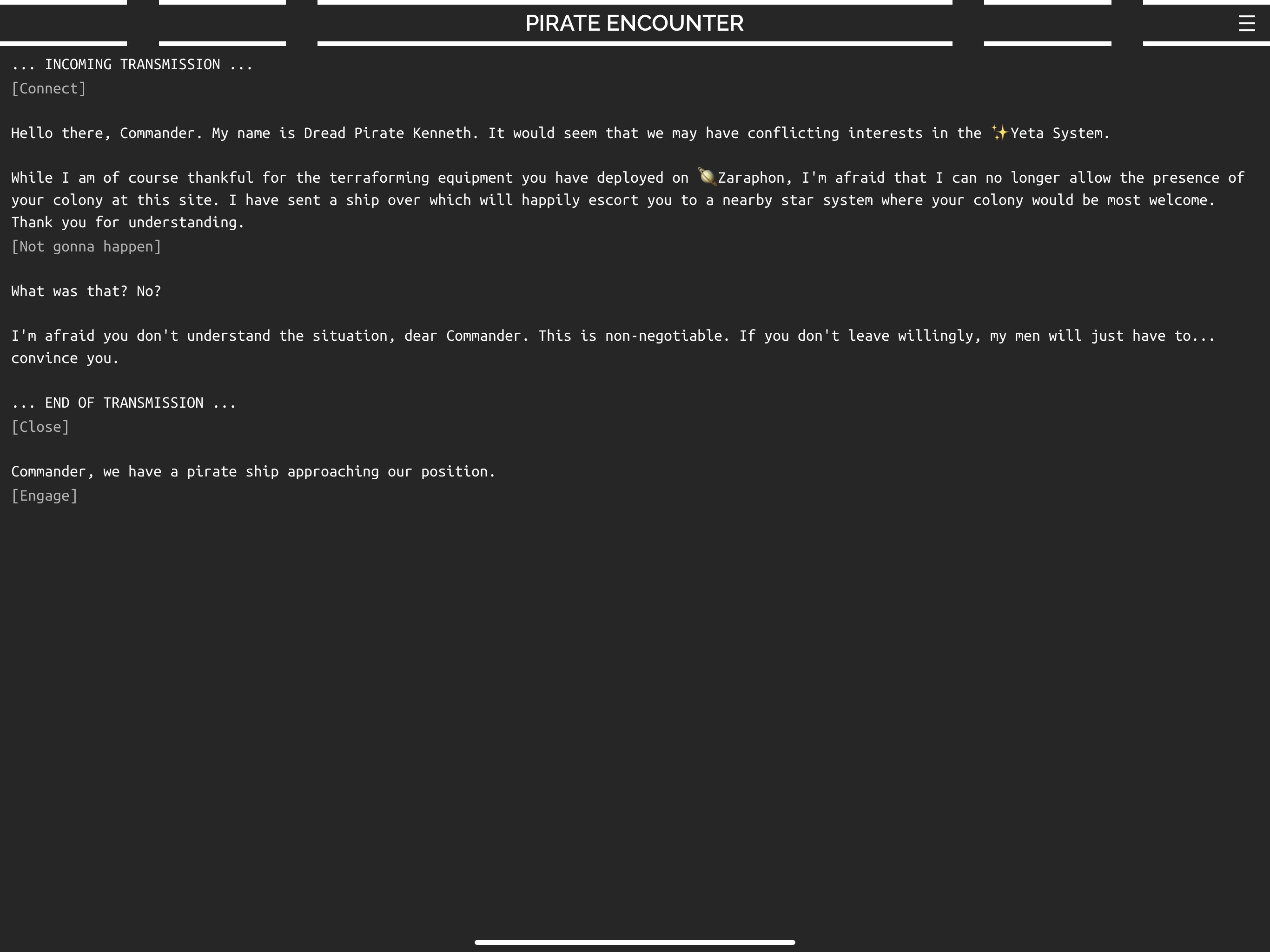 Blast Off to the Future in the Retro, Text-Based Game Colony